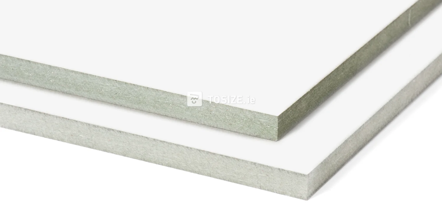 FINSA MDF Waterresistant Technical Matt White cuttosize. TOSIZE.ie